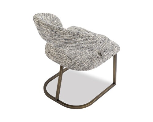 ALFIE DINING CHAIR – SHERPA GREY - Image 3